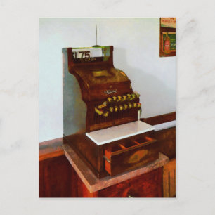 Registrierkasse Postkarte