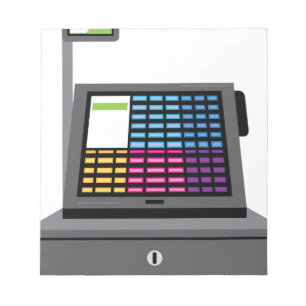Registrierkasse-Touchschirm Notizblock