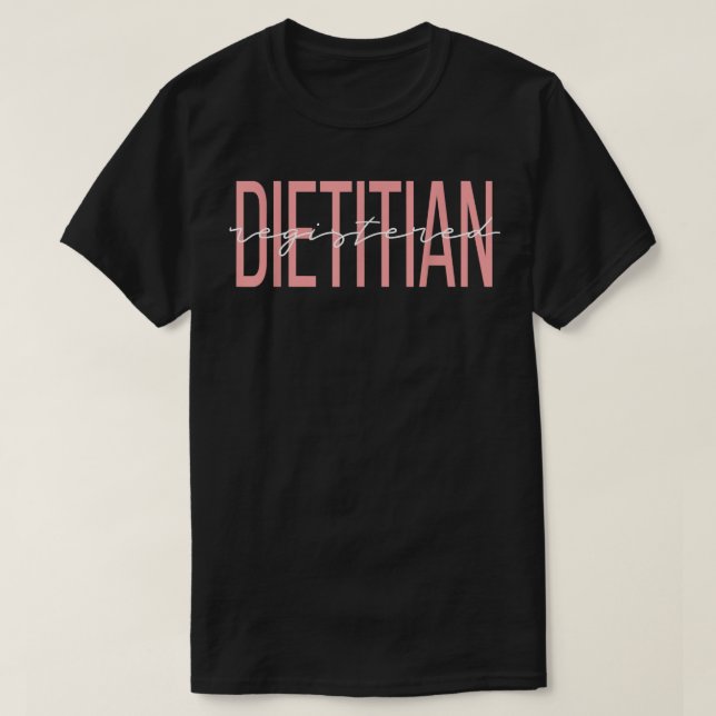 Registriert Diätetiker RD Nutritionist RDN T-Shirt (Design vorne)