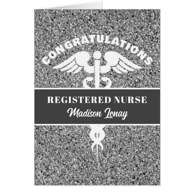 Registriert Krankenschwester Graduate Modern Silve (Vorne)