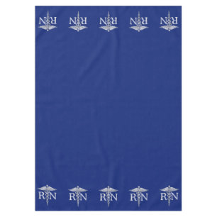 Registriert Nurse RN Caduceus Design Tischdecke