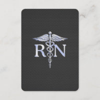 Registriert Nurse RN Caduceus Snakes