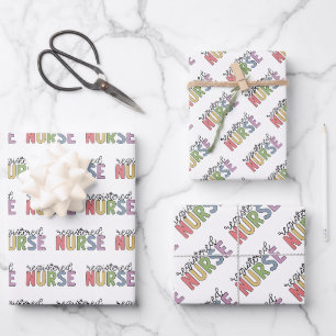 Registriert Nurse RN Nurse Abschluss Geschenkpapier Set