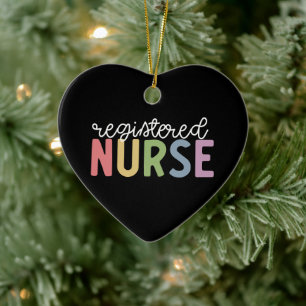 Registriert Nurse RN Nurse Abschluss Keramik Ornament