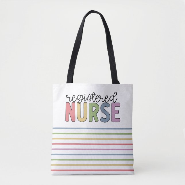 Registriert Nurse RN Nurse Abschluss Tasche (Vorderseite)