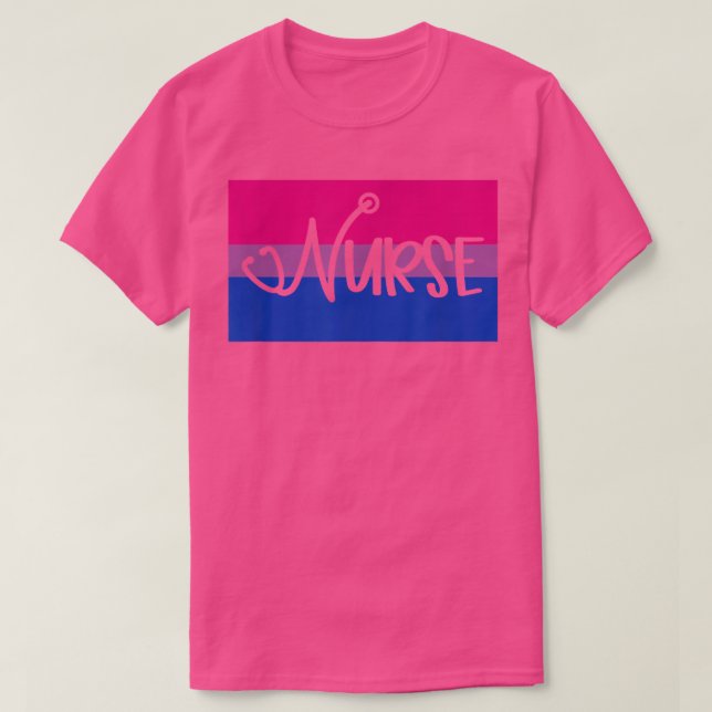 Registrierte Krankenpflege Gay Biseual Pride Fl T-Shirt (Design vorne)