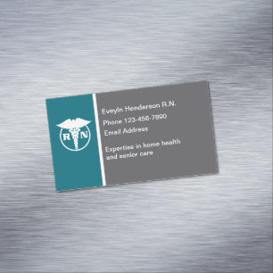 Registrierte Krankenpfleger-Einfachkontakt-Geschäf Magnetische Visitenkarte