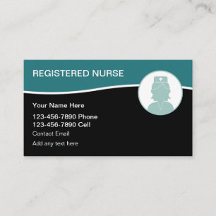 Registrierte Krankenpfleger Visitenkarten Visitenkarte