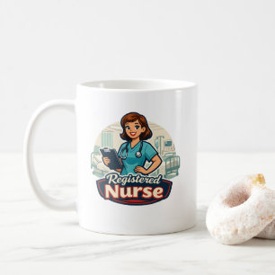 Registrierte Krankenschwester Kaffeetasse
