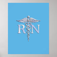 Registrierte Krankenschwester RN Caduceus auf Baby