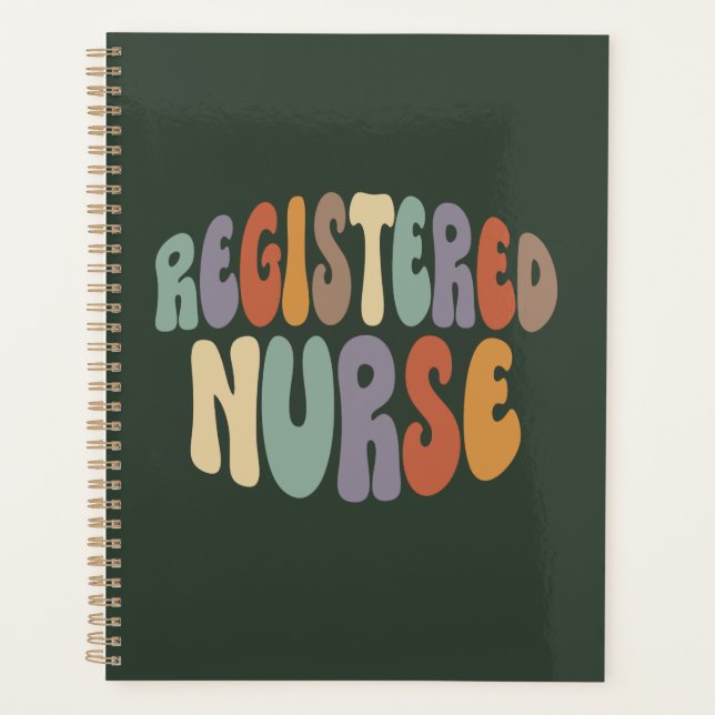 Registrierte Krankenschwester RN Proud Beruf Planer (Vorderseite)
