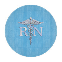 Registrierte Krankenschwester RN Silver Caduceus a