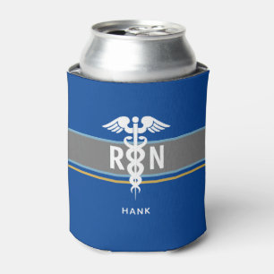 Registrierte Krankenschwester RN Simple Blue Perso Dosenkühler