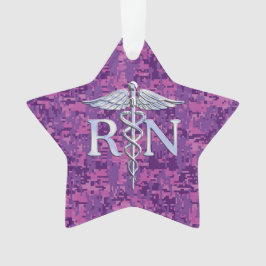 Registrierte Krankenschwester RNCaduceus auf Ornament