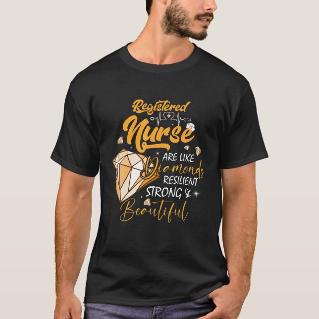 Registrierte Krankenschwestern sind wie Diamonds H T-Shirt (Vorderseite)