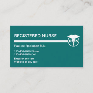 Registrierte Krankenversicherungskarten Visitenkarte