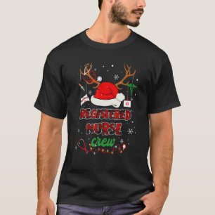 Registrierte Pflegekraft Crew Santa Stethoskop Pfl T-Shirt