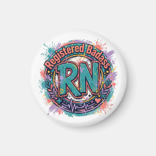 Registrierter Badass RN Magnet