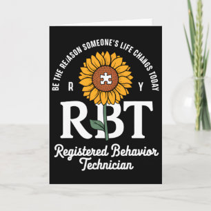 Registrierter Verhaltenstechniker Rbt Autismus-Bew Karte