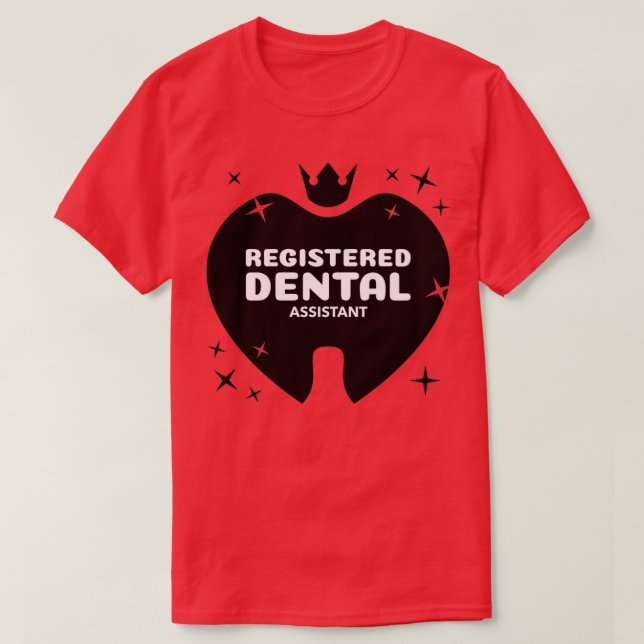 Registrierter Zahnarztmediziner T-Shirt (Design vorne)