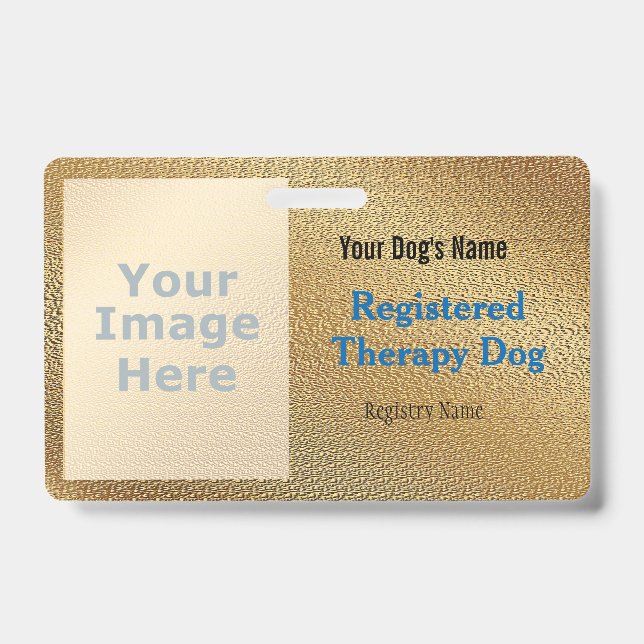 Registriertes Dog-Abzeichen Ausweis (Front)