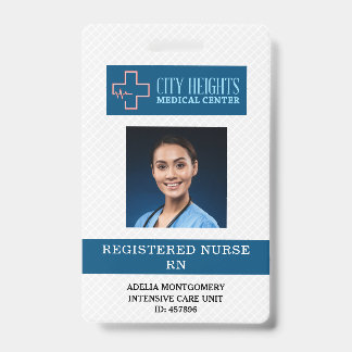 Registriertes Foto-ID-Logo des Nürnberger Krankenh Ausweis