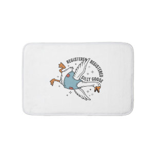Registriertes Silly Goose Vintage Vector-Shirt-Des Badematte