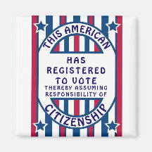 Registrierung der Wähler Prix amerikanische Staats