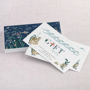 Registrierung für Geschenke im Bereich Meerestiere Visitenkarte