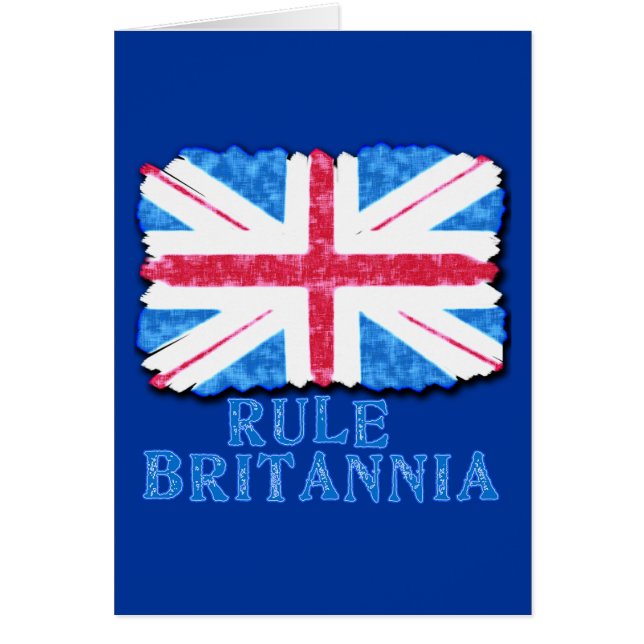 RÈGLE BRITANNIA avec des T-shirts d'Union Jack (Devant)