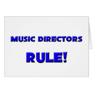 Règle de directeurs musicaux !