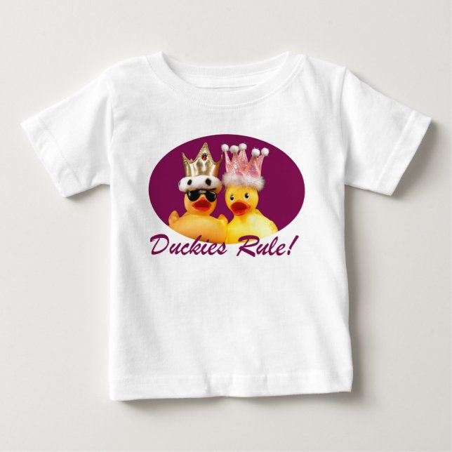 Règle de Duckies ! T-shirt (tous les tailles, (Devant)