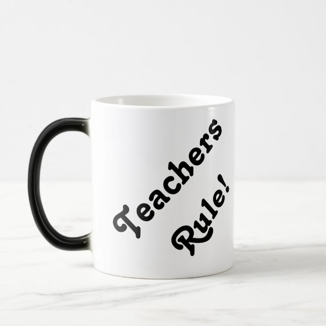 Règle de professeurs ! tasse morphing (Gauche)