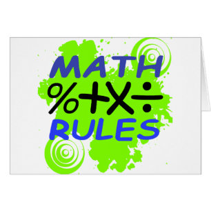 Règles de maths