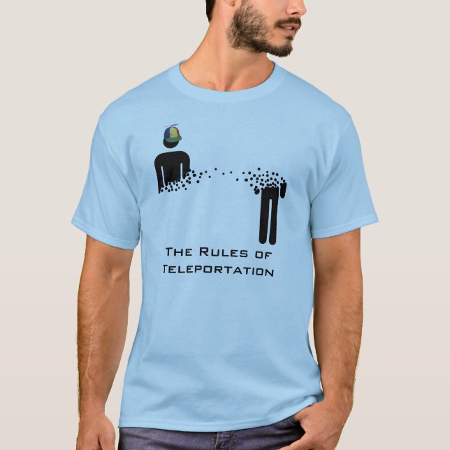 Règles de téléportation T-shirt (Devant)