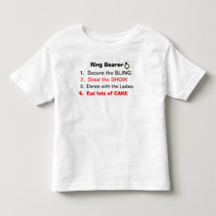 Règles d'un T-shirt de porteur d'alliances