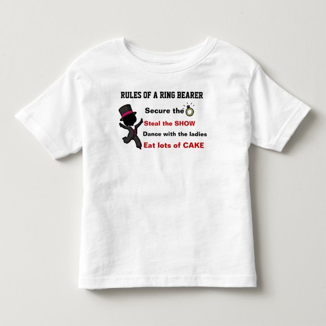 Règles d'un T-shirt porte-anneau (Devant)