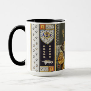 Règles royales de chats 15 oz Mug — Roi