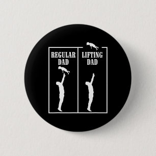 Reglicher Vater Vater Lifting Funny Bodybuilding W Button