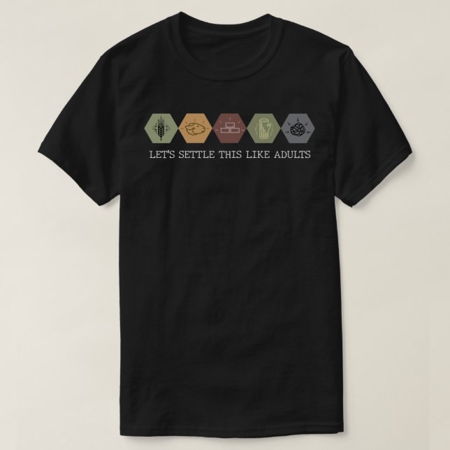 Réglons-Le Comme Un T-Shirt Classique Adultes (Design devant)