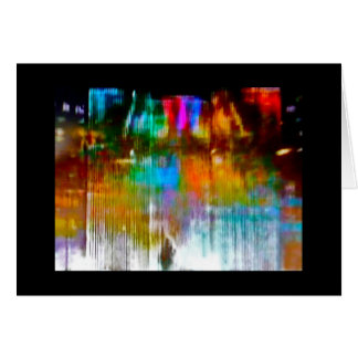 "Regnen Sie unten auf mir" Kunst-Karte, löschen
