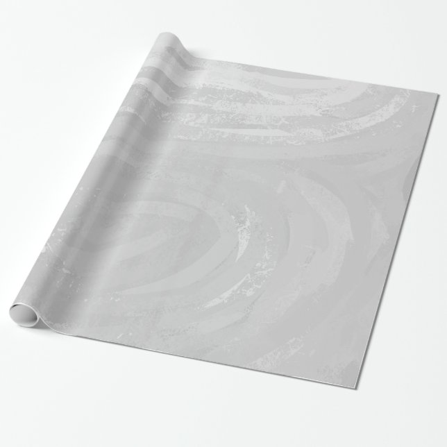Regnerischer Himmel-grauer Strudel Geschenkpapier (Ungerollt)