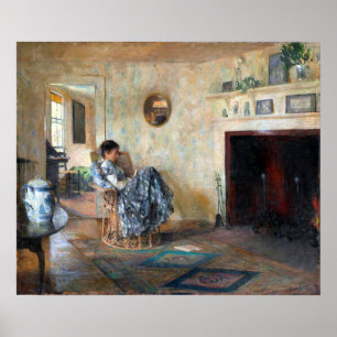 Regnerischer Tag Frank W. Benson Poster