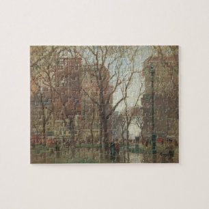 Regnerischer Tag, Madison Square, New York, Paul C