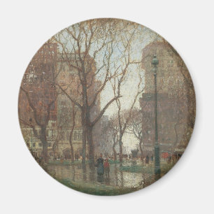 Regnerischer Tag, Madison Square, New York, Paul C Magnet