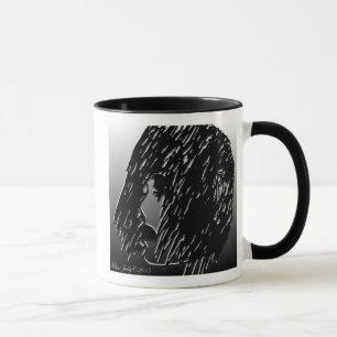 Regnerischer Tagesdame Tasse