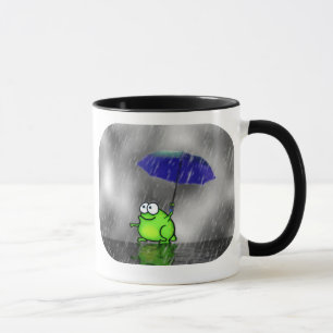 Regnerischer Tagesfrosch-Tasse Tasse