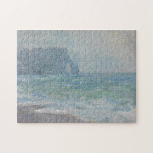 Regnvaer Etretat durch Claude Monet
