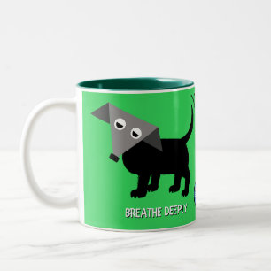 Rego Berto Breath Deeply Zweifarbige Tasse