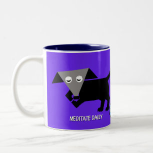 /Rego Berto "Meditate Daily" Zweifarbige Tasse